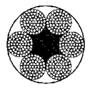 粗直径钢丝绳6×61+FC