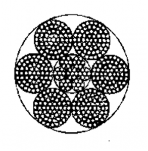 粗直径钢丝绳6×61+IWRC