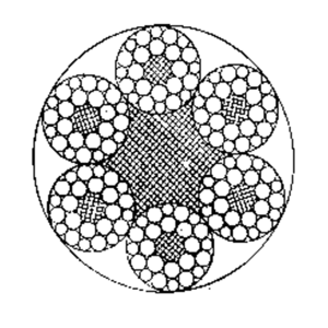 渔业用钢丝绳6×24W +7FC