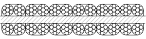 平衡用扁钢丝绳 P6×4×7